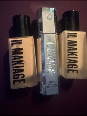 IL MAKIAGE Nude/Beige Liquid Foundations with Primer